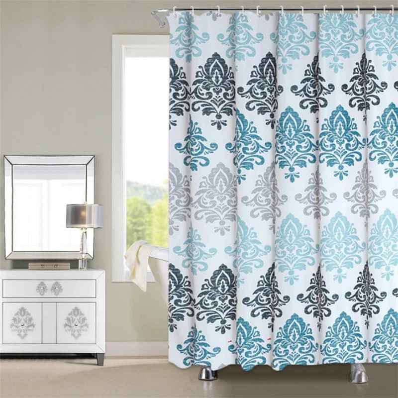 Водонепроницаемая занавеска для душа в скандинавском стиле комплект из 12