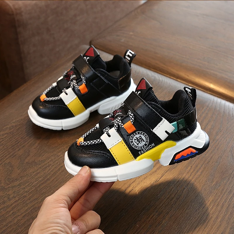 

2019 New Sport Children Shoes Kids Boys Sneakers Spring Autumn Net Mesh Breathable Casual Girls Shoes Running Shoe For Kids