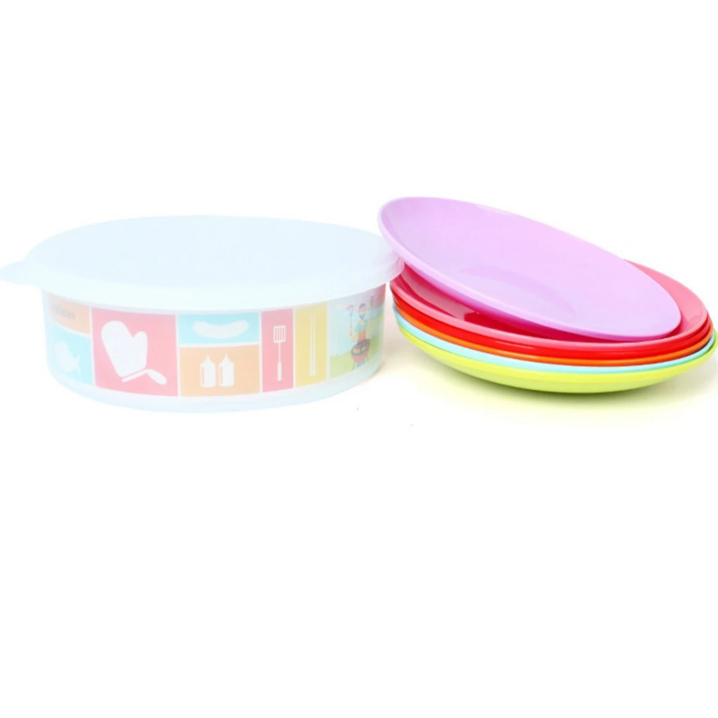 6 шт. поднос для пикника еды сервировочный контейнер посуда наружного