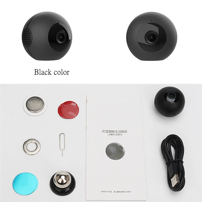 

CAMSOY Mini Camera Wifi IP HD Night Vision 720P Camcorder Android Outdoor DVR 140 Degree Wide Angle Motion Detection Small Cam