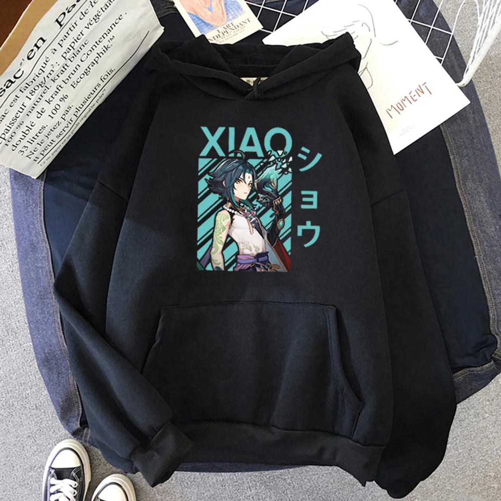 

Genshin Impact Hoodies Men Women Fashion Anime Game Print Streetwear Xiao Harajuku Oversized Sweatshirts Hoodie Unisex Tracksuit