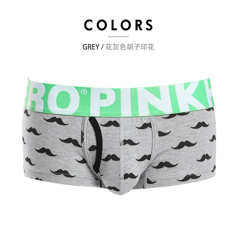 

6PCS Men's underwear fashion printed cotton men's short boxer briefs