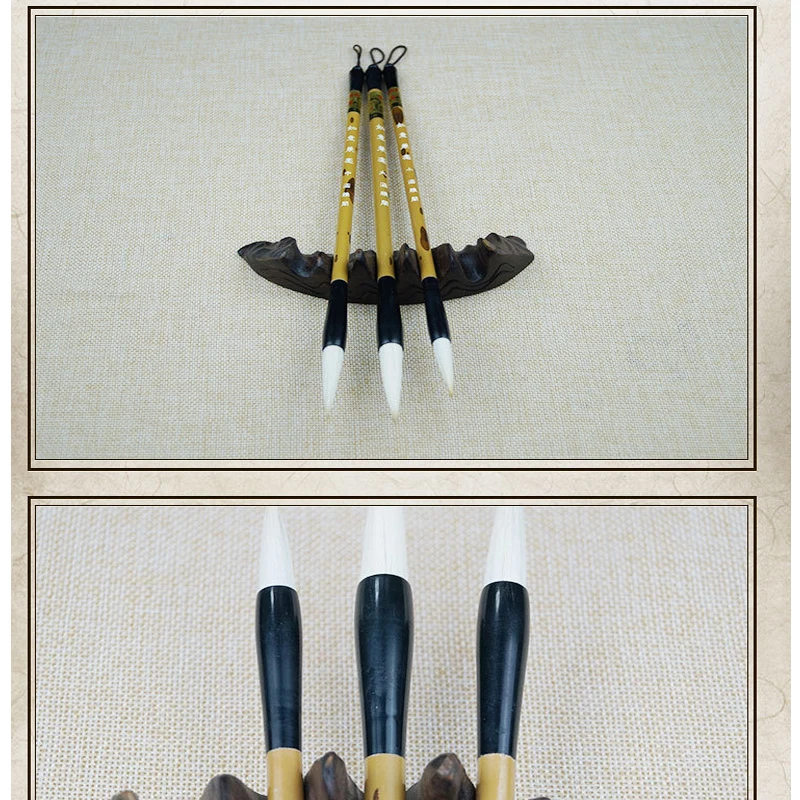 Кисти EZONE для китайской каллиграфии 1 шт. ручка кисть акварели письма с волчьей