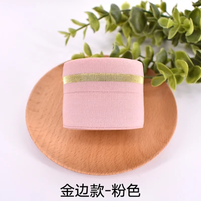 Fold pinkbotgold Блестящие плоские резинки с высокой плотностью, 4 см, золотые, серебряные, складывающиеся на резинке, 40 мм, DIY, Швейные аксессуары для одежды, брюк, 1 м - Цвет: Fold pinkbotgold