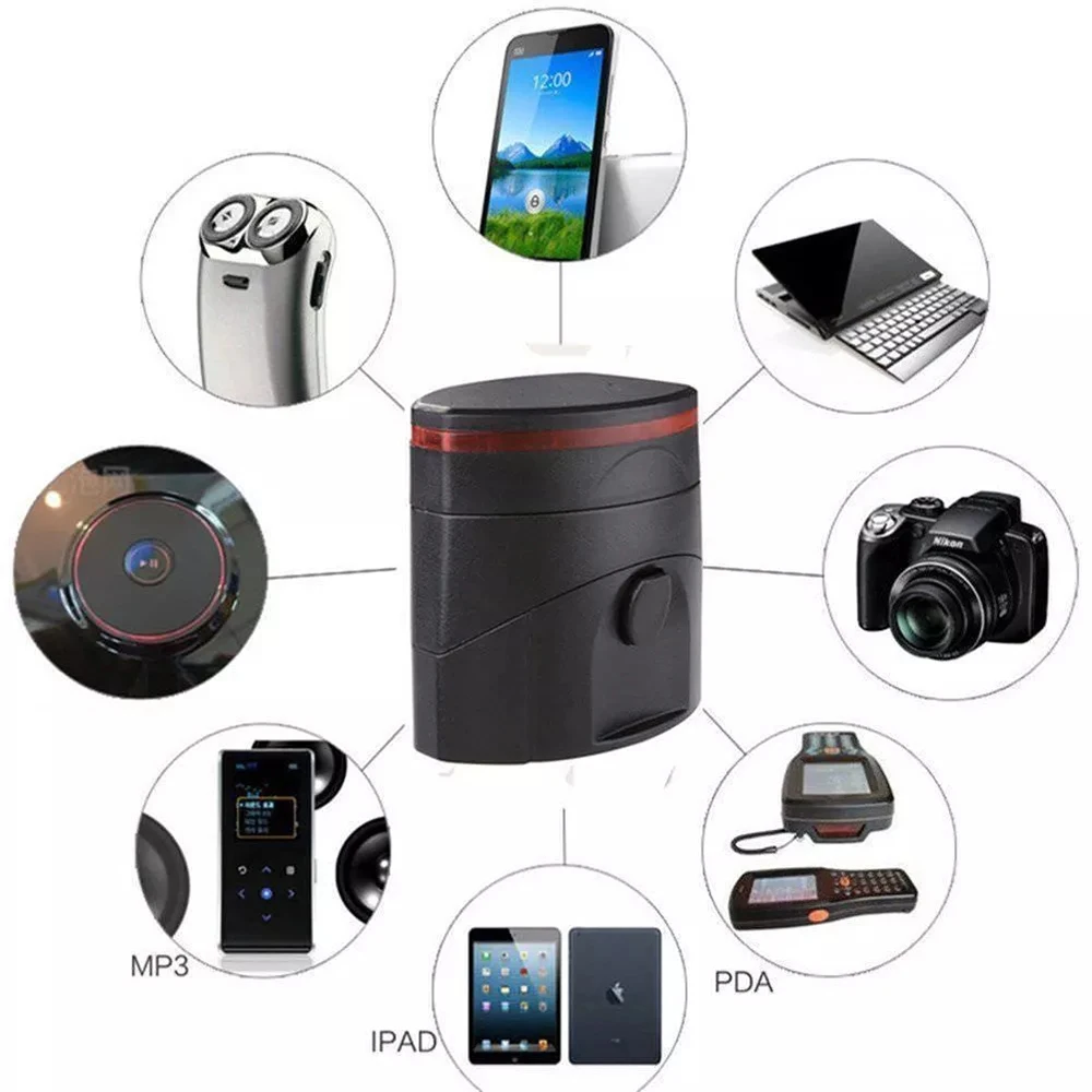 Переходник для путешествий Международный Универсальный переходник с USB-портами