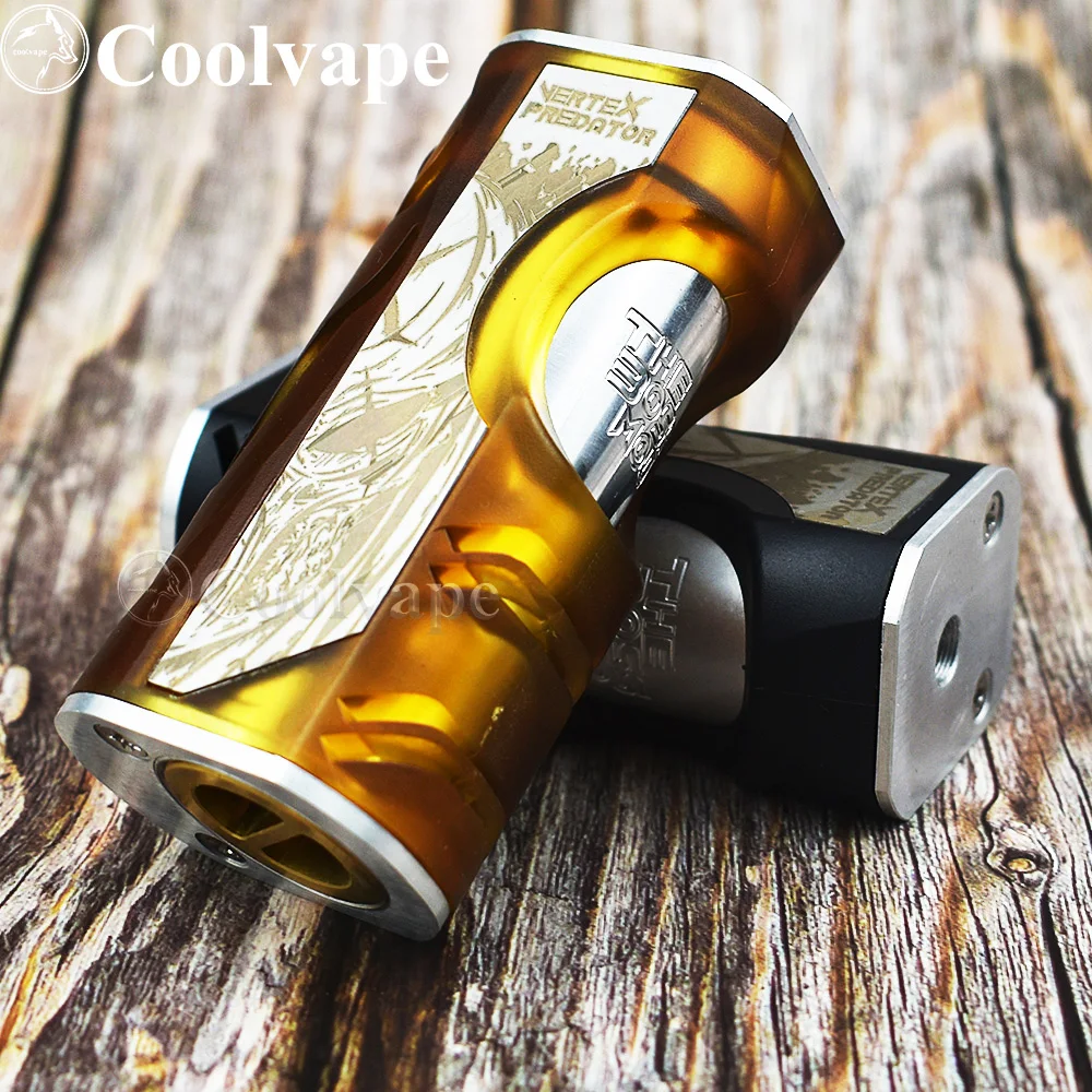 Coolvape vertex мод 18650/20700 аккумулятор алюминий + pei/pom материал механический подходит