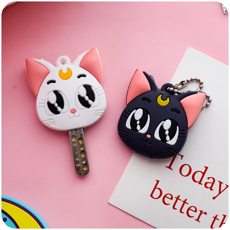 Сейлор Мун Луна Cardcaptor Sakura Cat брелок чехол Косплей Опора Подвеска Брелок для ключей аниме