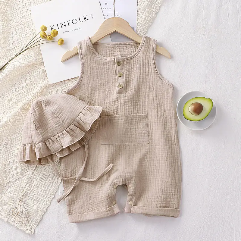 Комбинезон детский (2 шт./компл.) kiddiezoom унисекс хлопок 2021 размер: 3 m/6м/9 m/12м/18 m/24м
