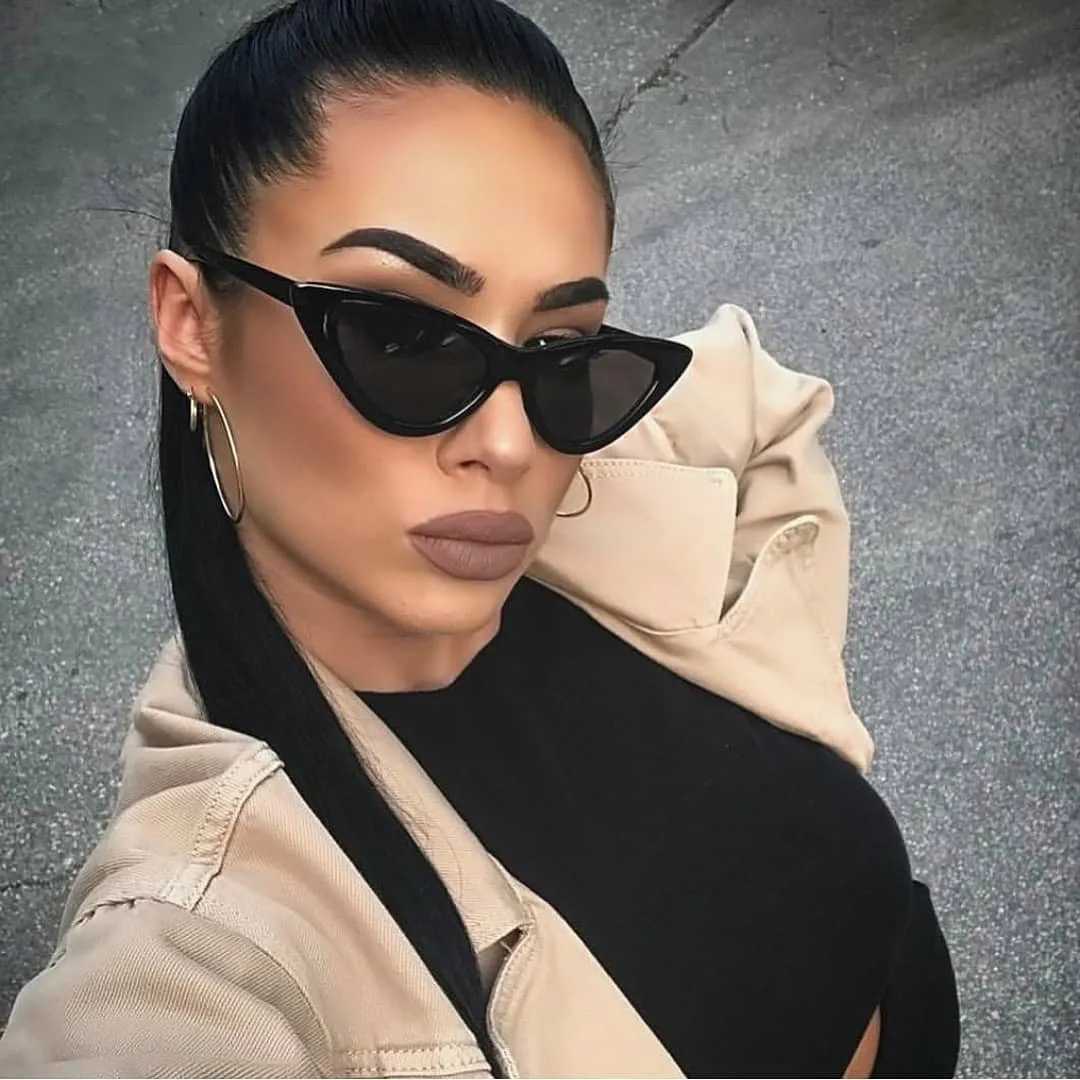 2021 сексуальные солнцезащитные очки кошачий глаз женские брендовые дизайнерские