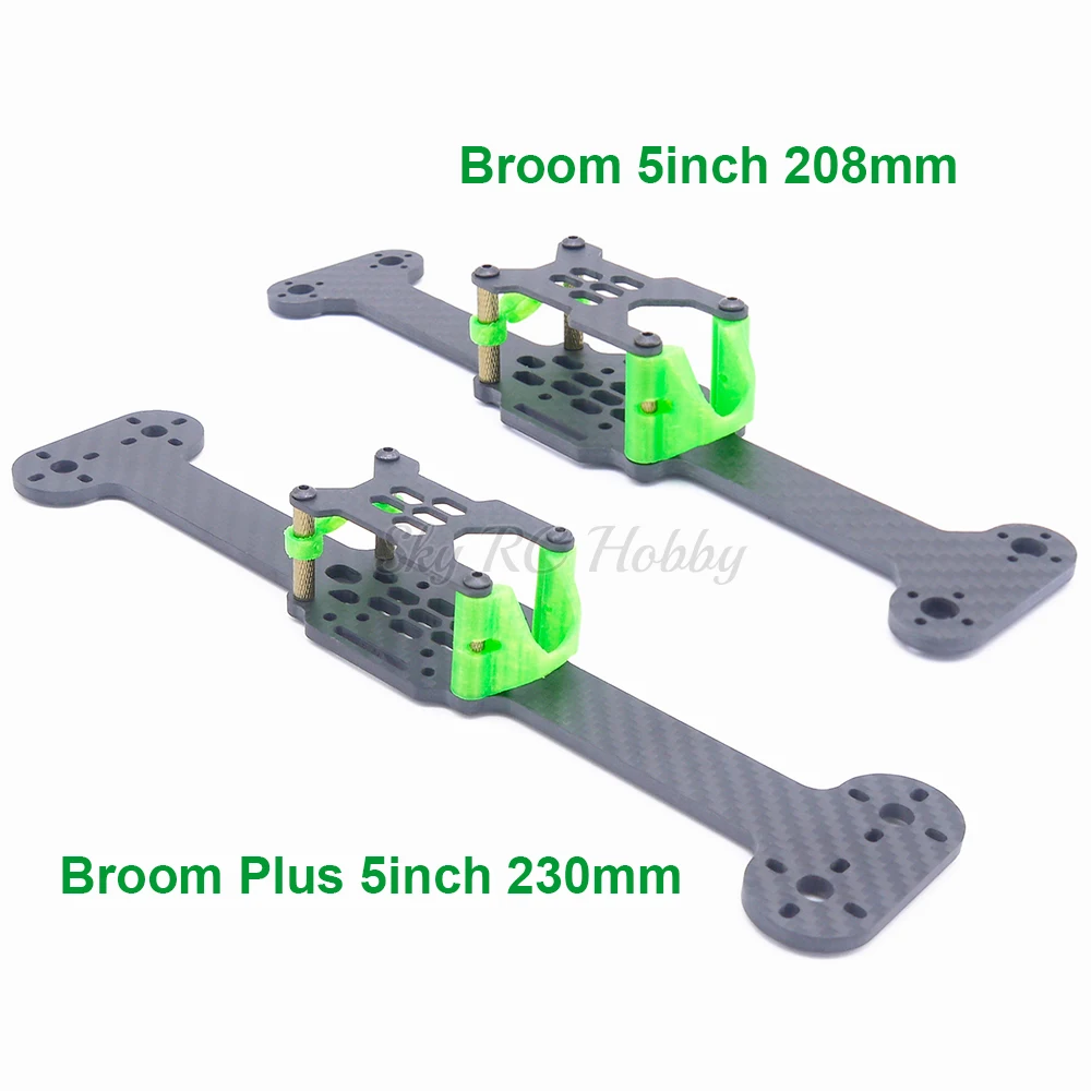 

Broom 5inch 5” 208mm / Broom Plus 5inch 230mm 230 Carbon Fiber Frame TPU Parts FPV Drone kit For Brushless Motors 2004 2204 1506