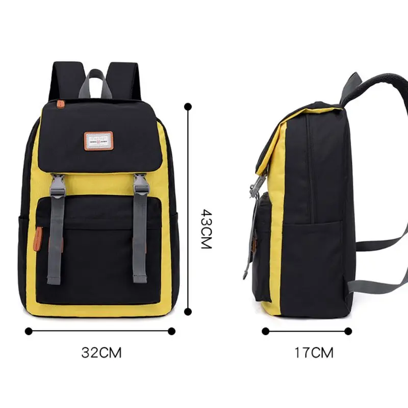 

Women Fashion Rucksack Nylon Backpack School Bag Casual College Laptop Daypack for Teenager Girls U50C