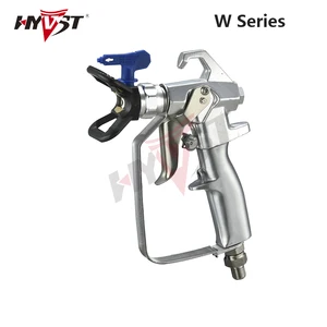 HYVST безвоздушная высокого давления для краски пистолет-распылитель 2-пальцевый 3600Psi 24.8MP безвоздушный Краскораспылитель Без распылителя