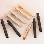 Металлические зажимы для волос сделай сам, 20 шт.лот, золотойчерныйродиевый цвет