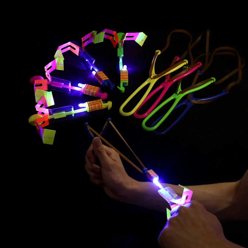 Бамбуковая Стрекоза светильник том стрельба ракета Летающий парашют небо НЛО