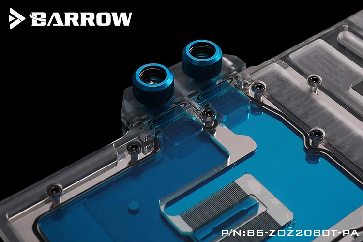 Блок для воды Barrow с полным покрытием GPU ZOTAC GAMING GeForce RTX 2080 Ti AMP Extreme Core VGA block 5V 3PIN LRC2.0