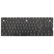bm80 bm80rgb 80% rgb hot swappable Custom Mechanical Keyboard PCB programmed full rgb switch underglow type c qmk VIA firmware