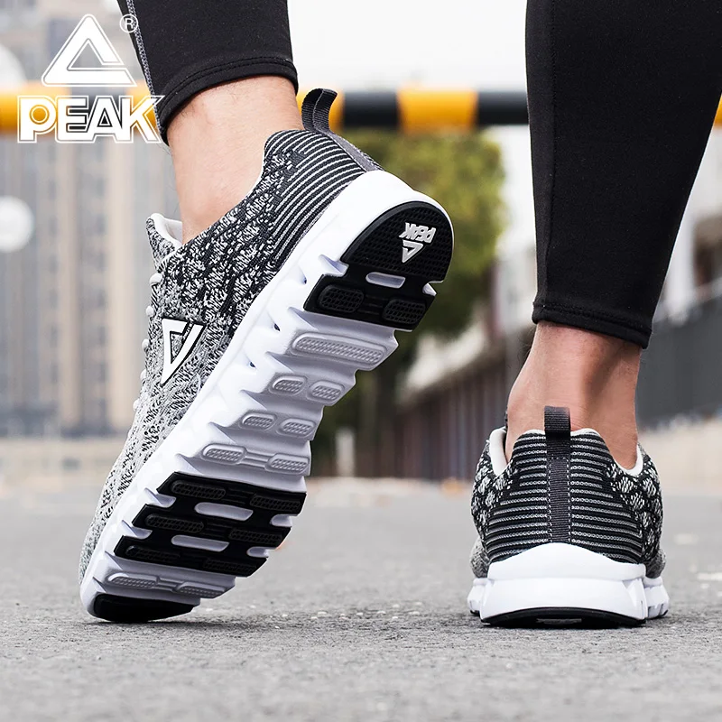 

Peak sports shoes men's spring and summer 2020 light antiskid travel shoes mesh breathable casual shoes flying woven running sho