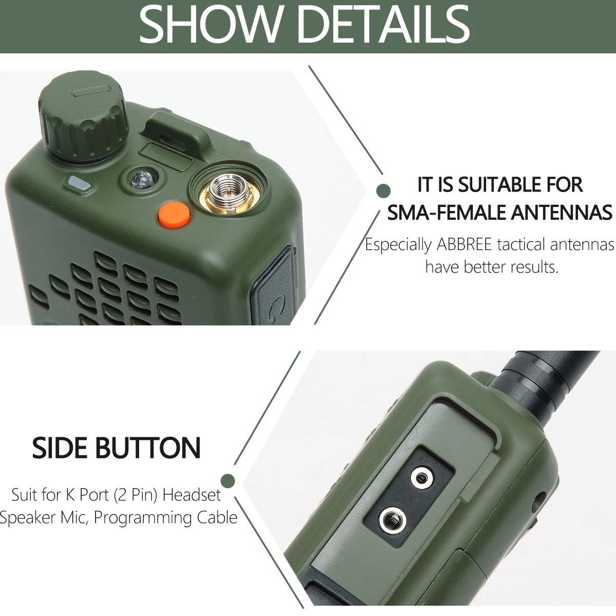 Baofeng AR-152 VHF/UHF Ham Radio 15W Powerful 12000mAh Battery Portable Tactical Game Walkie Talkie AN /PRC-152 Two Way Radio