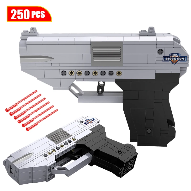 Город WW2 двуствольные пистолет строительные блоки создатель оружие в Военном
