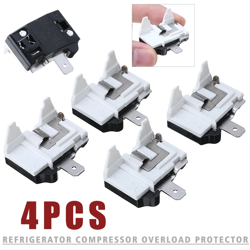 Высокое качество 4 шт холодильник устройства защиты от перегрузки пластиковый