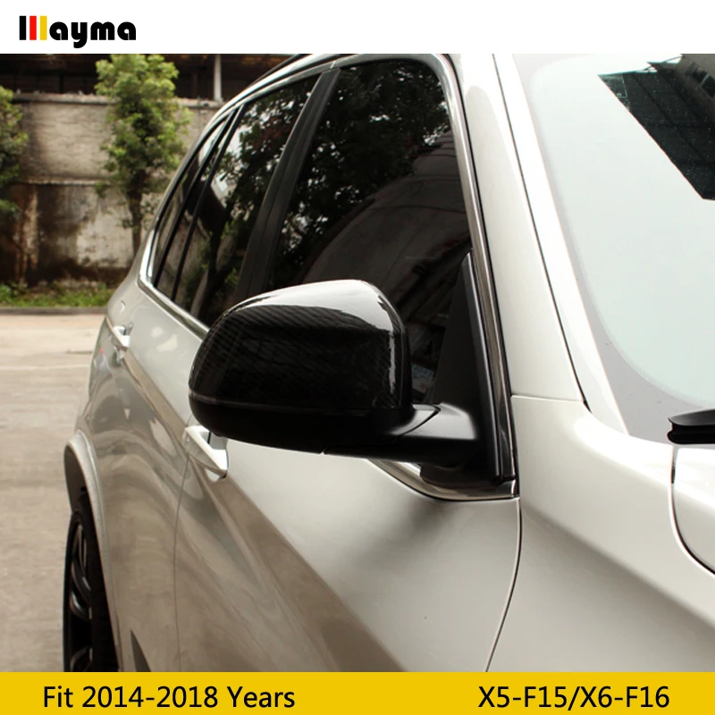 Крышка для зеркала из углеродного волокна BMW X5 F15 28i 30d xDrive50i 2014 2018 год X6 F16 ваши и