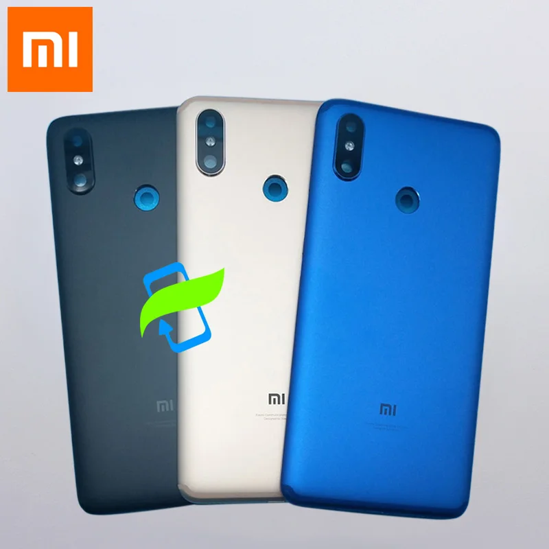 Оригинальная Задняя крышка батареи для Xiaomi mi Max 3 mi Max3 задняя крышка Корпус задняя дверь Чехол для mi Max3 Кнопки громкости питания+ объектив камеры