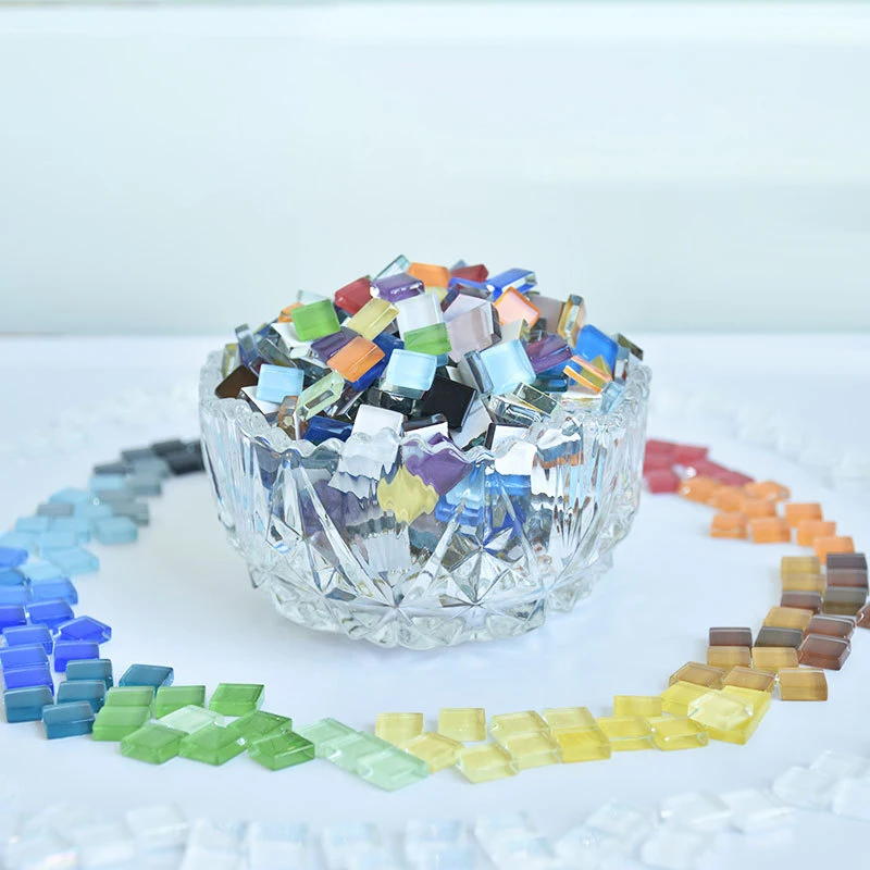 Стеклянная мозаика товары для рукоделия мозаичная плитка материалы хобби