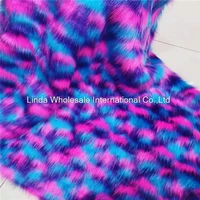 jacquard color faux fur fabricfelt cloth materialssewing accessories