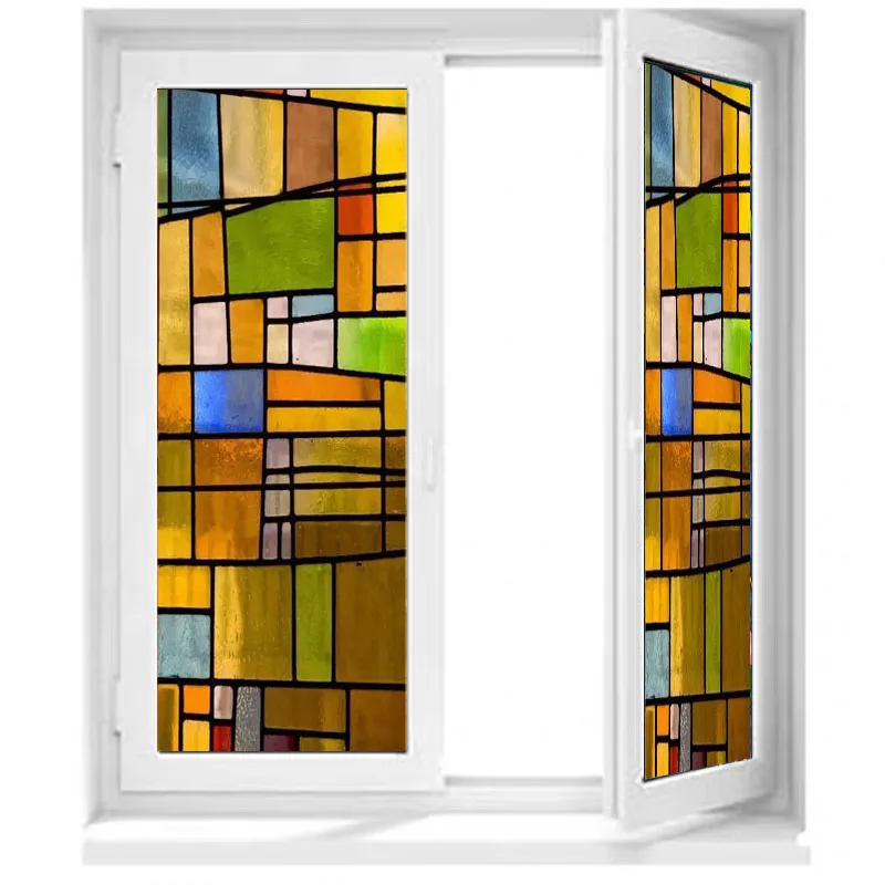 Изготовление размеров под заказ электростатического матовое витражная плёнка