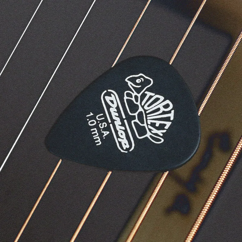 1 pc dunlop tortex black guitar picks bass mediator acoustic electric accessories classic thickness 0 50 60 730 881 01 14mm free global shipping