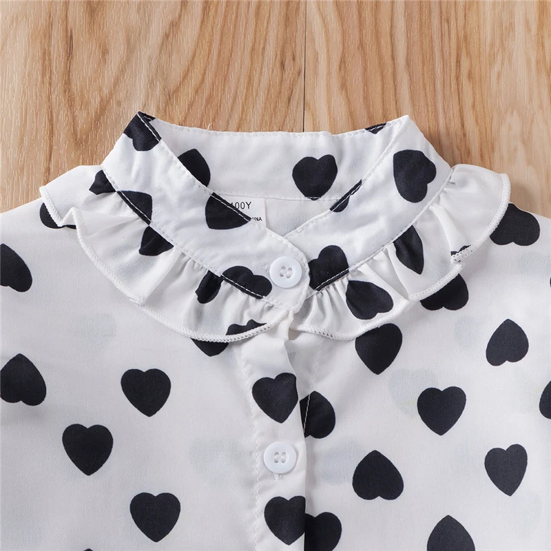 Новинка комплект одежды для маленьких девочек из 2 предметов летняя блузка в