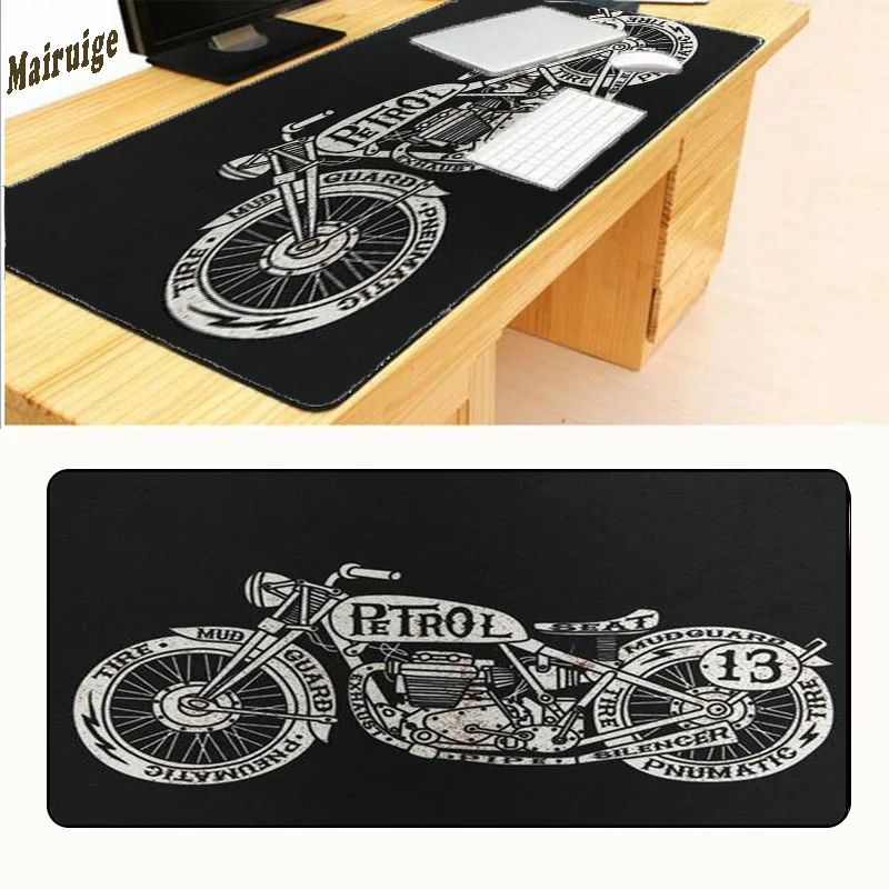

Mairuig 900x400mm Motorcycle Custom Design Rubber Anti-slip Mousepad Lockedge Computer Skin Game Mat Best Durable for LOL CSGO