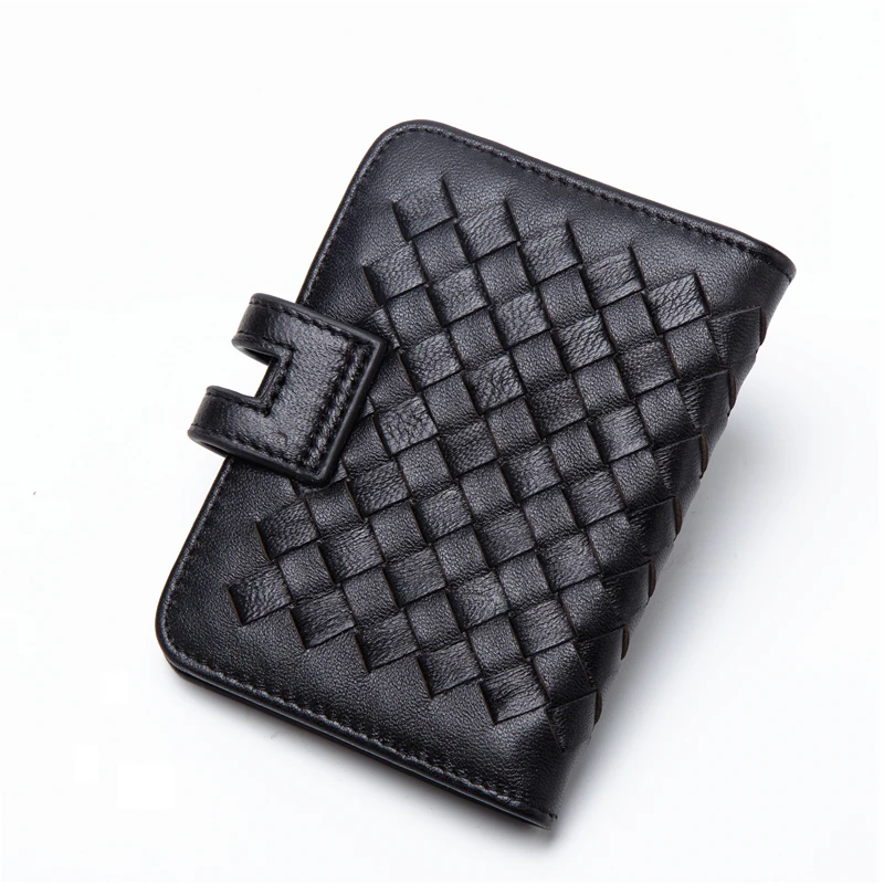 Мужской кошелек BISON DENIM из натуральной воловьей кожи с отделением для кредитных