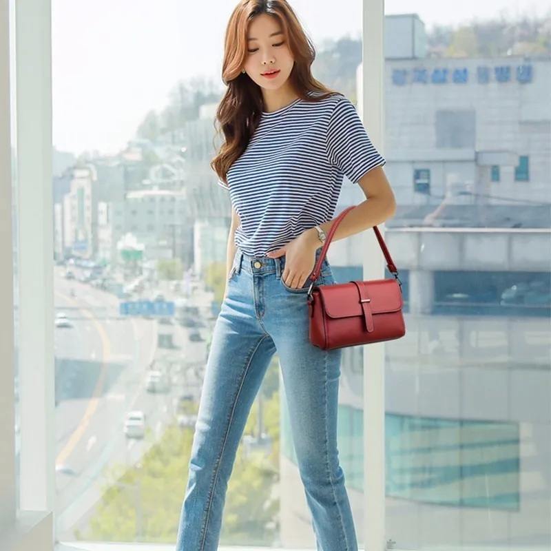 Женские кожаные сумки винтажные через плечо 2019|Сумки с ручками| |