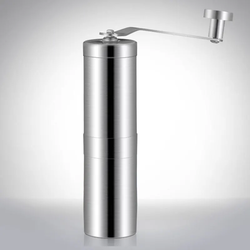 

New aluminum handle portable bean grinder hand-shake coffee machine coffee grinder grinder pepper grinder.