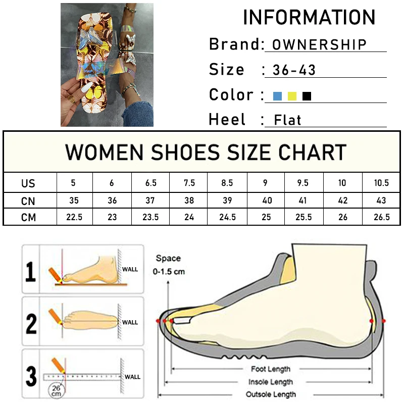 

2021 Women Bling Crystal Square Toe Print Slippers Woman Summer Beach Outdoor Flats Female Casual Shoes Ladies Big Size 43