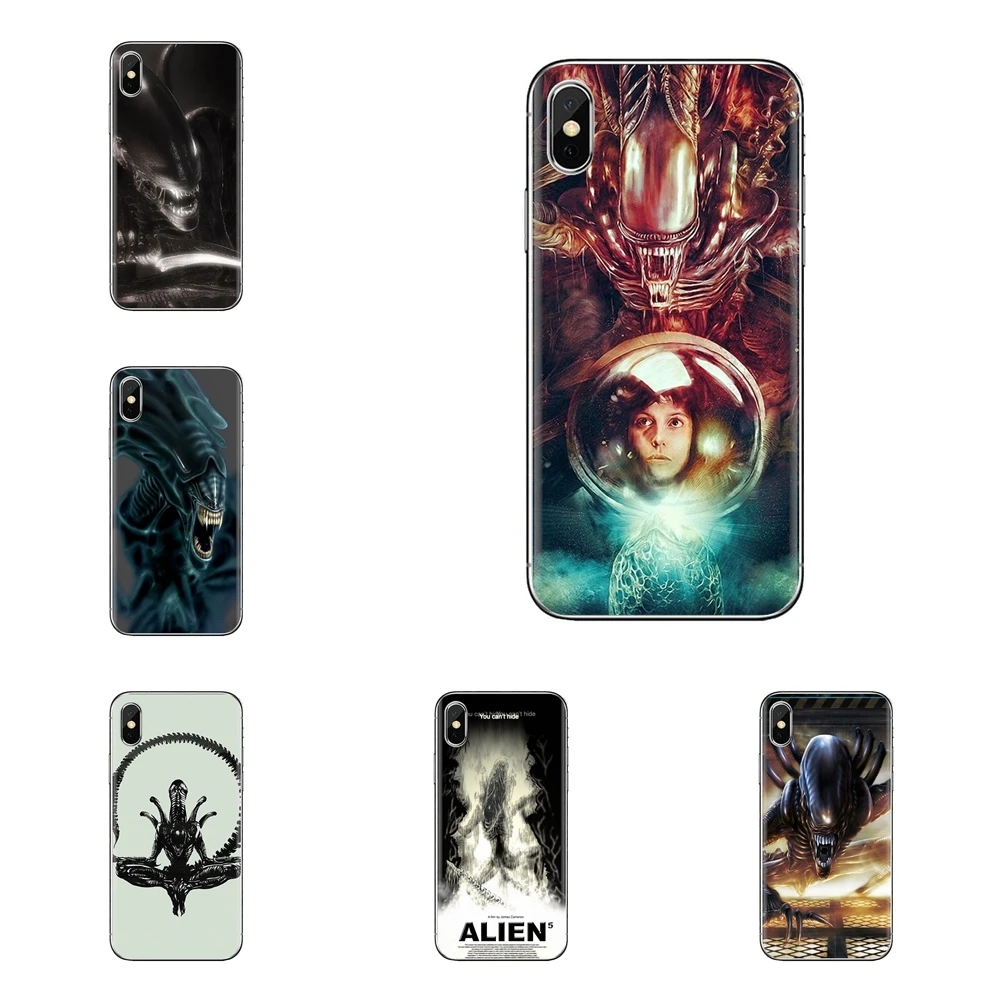 Мягкие прозрачные чехлы Alien Raiders для LG Spirit Motorola Moto X4 E4 E5 G5 G5S G6 Z Z2 Z3 G2 G3 C Play Plus Mini |