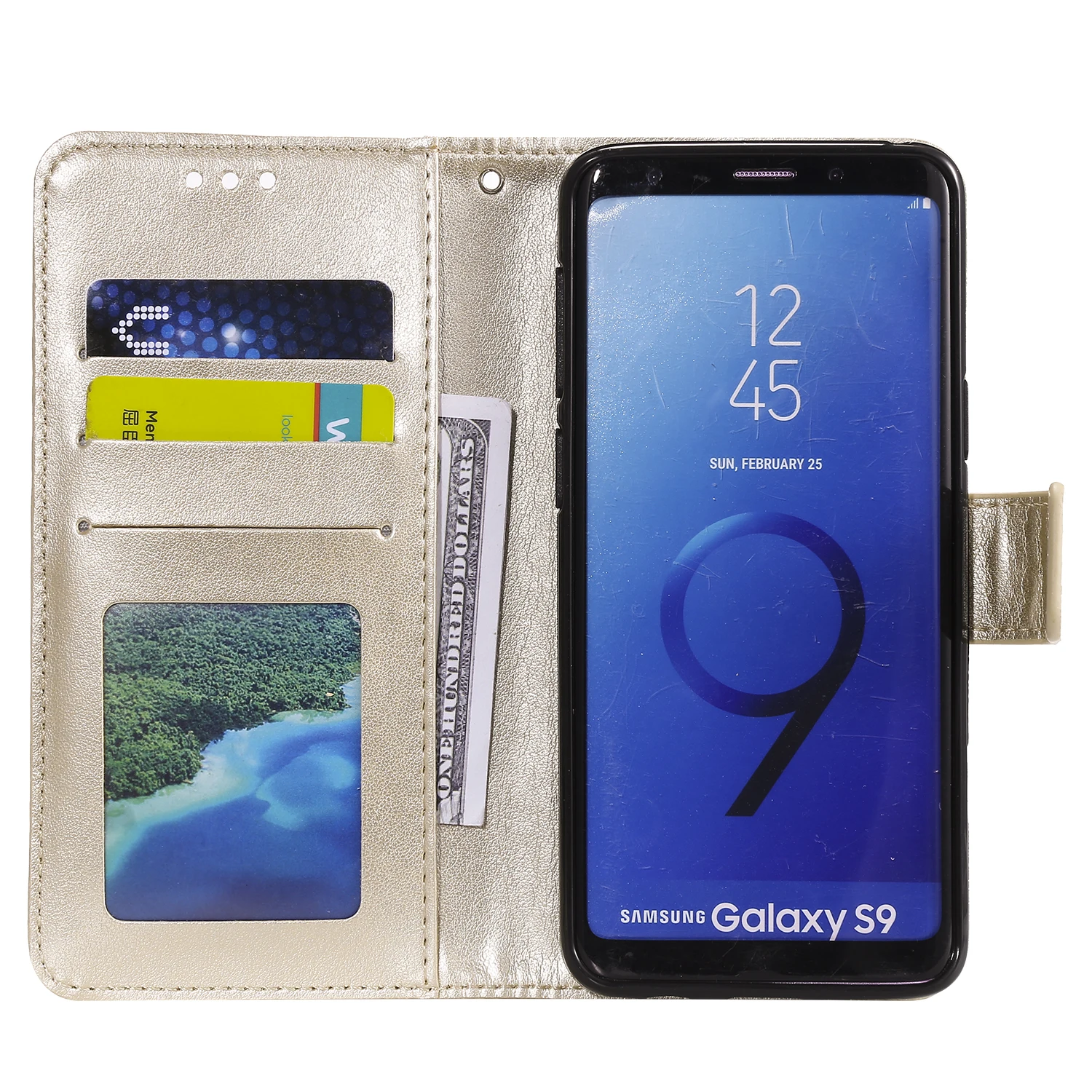 Кожаный чехол книжка для Samsung Galaxy A10/A10S/A20/A20S/A20E/A30/A30S/A40/A50/A50S/A51/A71/S20/J4/J4 Plus/J6/J6 Plus 2018/S20