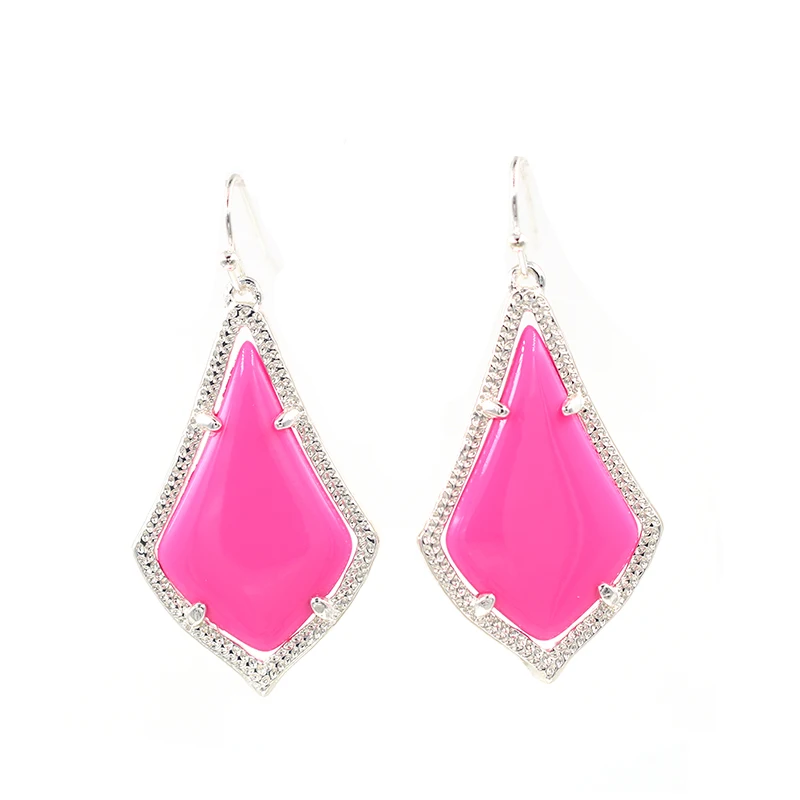 Женские ярко розовые висячие серьги Kace очень яркие подвески|Серьги-подвески| |