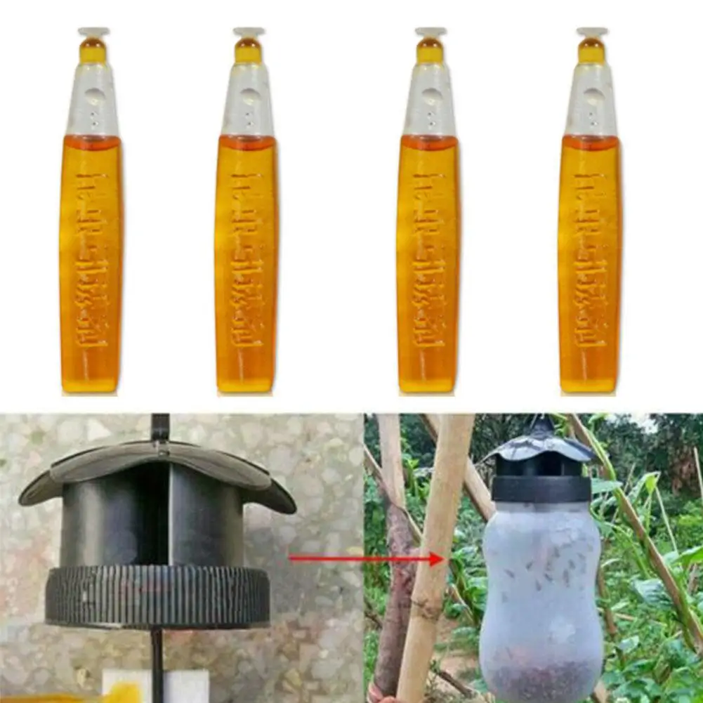 

1Pcs Fruit Fly Attractant Trap Bait Beekeeping Beehive Liquid Tool Supplies Killer Tool Insect Repellent Trapping Orchard L2X2