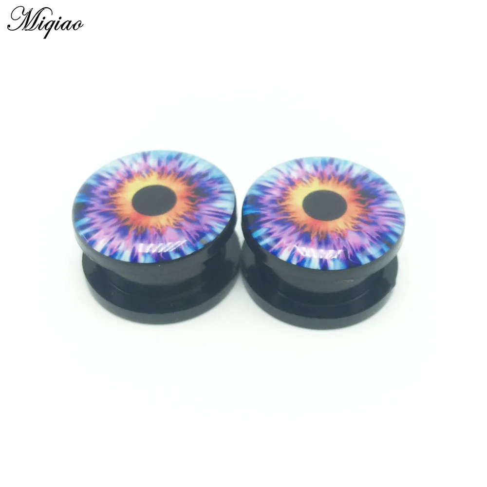 

Miqiao 2pc Acrylic 6-20 mm Ear Plugs and Tunnels Ear Gauge Tunnel Ear Plug Stretchers Expander Body Jewelry