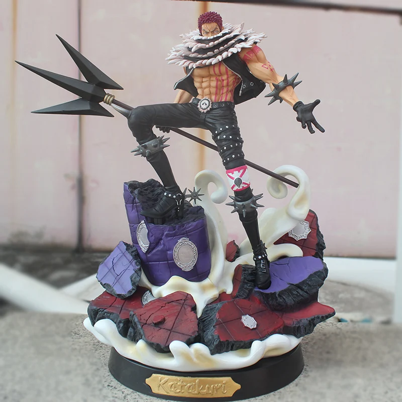 37 см аниме One Piece Katakuri GK Статуэтка Шарлотта катакури ПВХ фигурка модель игрушки