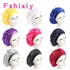 Новый мусульманский женский тюрбан для сна шляпа шелковистая атласная шляпа шапки Хемо Рак химиотерапия головной убор повязка на голову аксессуары для выпадения волос