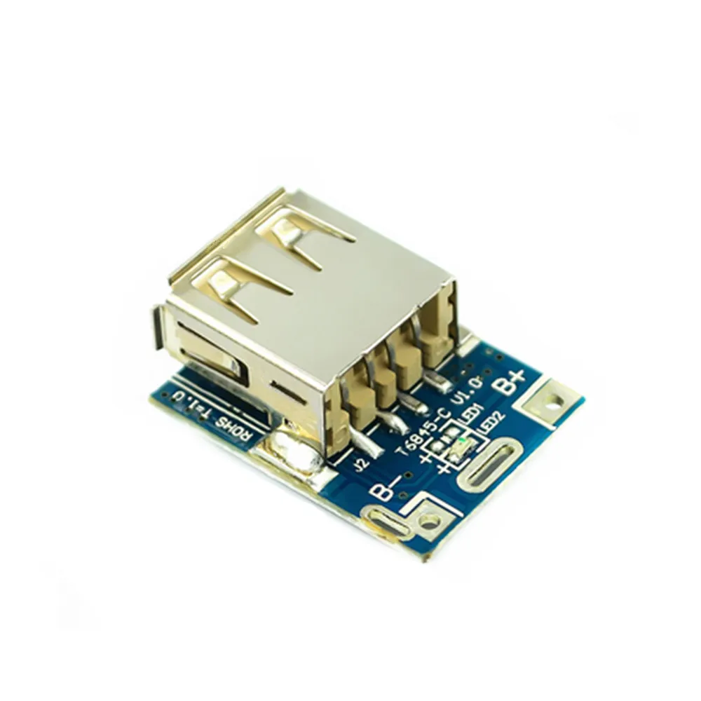 Повышающий Модуль питания 5 В защитная плата для зарядки литиевых и литий