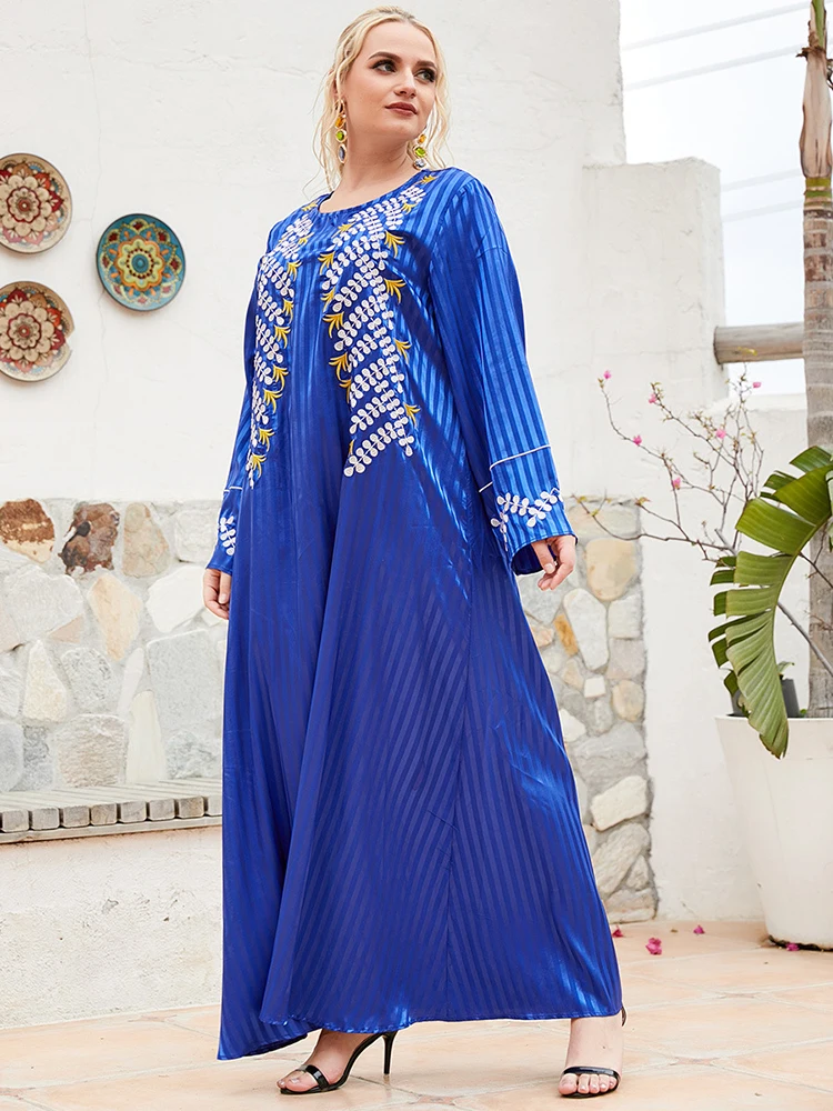 

Ramadan Eid Mubarak Turkish Maxi Dresses For Women Abaya Dubai Islam Muslim Fashion Long Dress Robe Longue Jalaba Femme Kaftan