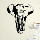 Виниловый фон для украшения рисунок слона стены стикеры для маленьких мальчиков декоративный виниловый для спальни Настенная Наклейка детская спальня бумажный постер