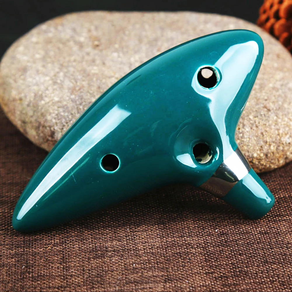 12 отверстий Ocarina Midrange C Sedar Time Flute превосходное качество звука синяя отправляются