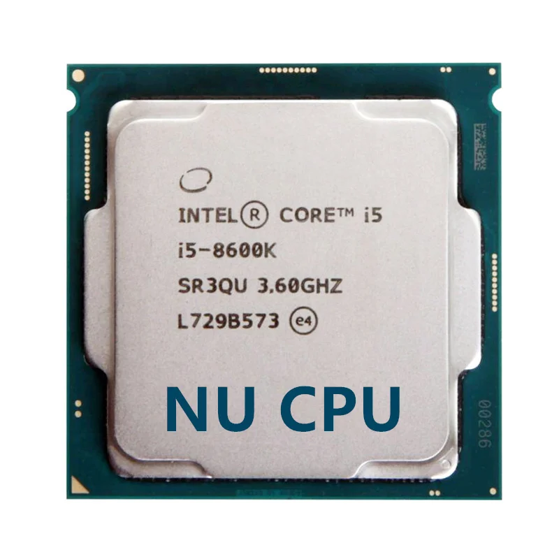

Процессор Intel Core i5 8600K 3,6 ГГц шестиядерный шестипоточный процессор 9M 91 Вт LGA 1151