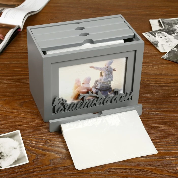 Фотоархив на 96 фото &quotСчастье в дом птички&quot серого цвета 20х16х12 см 4184764 | Дом и