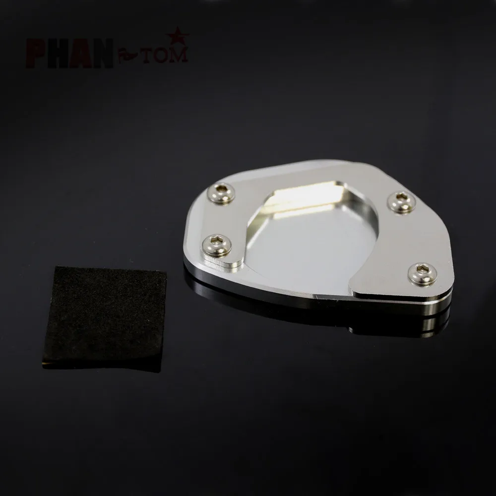 

Aluminum Side Kickstand Stand Extension Support Plate For BMW F650GS 08-12 Motorcycle CNC